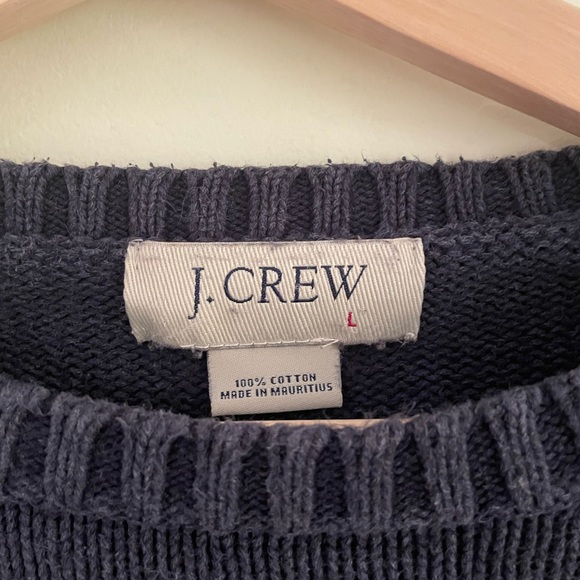 Vintage J. Crew Sweater - Mens L 100% Cotton - Picture 5 of 5